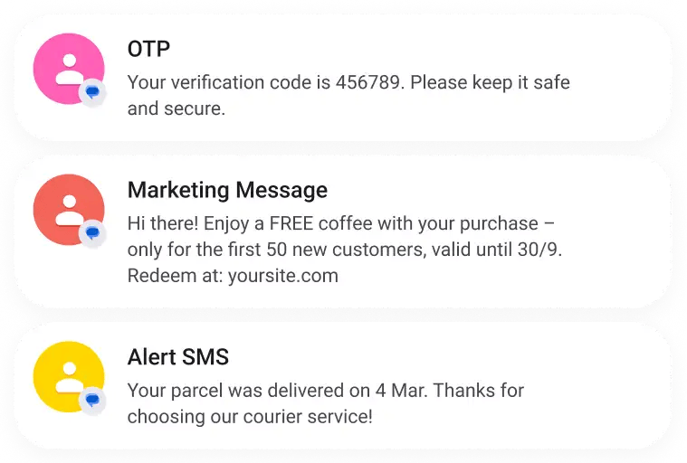 UK SMS API samples: OTP, broadcast messages, and SMS marketing via MoceanAPI
